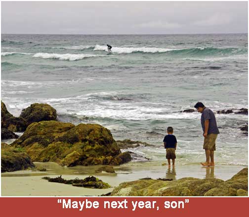 Maybe next year, son